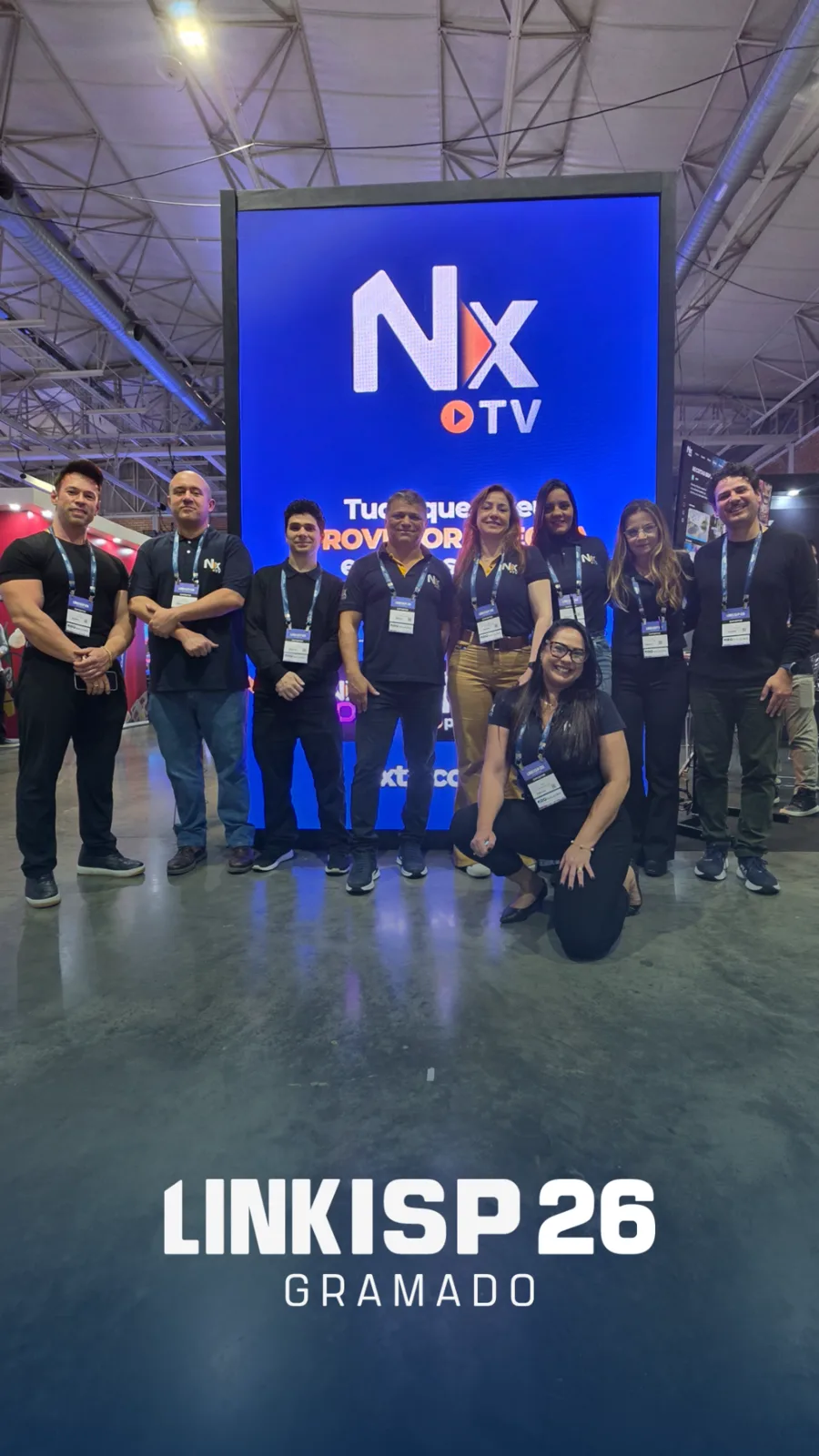 Equipe NXTV no LinkISP 2026